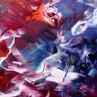 Waiting For A Star To Fall 30”x72” - Paresh Nrshinga Abstract Art