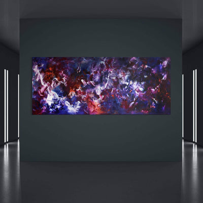 Waiting For A Star To Fall 30”x72” - Paresh Nrshinga Abstract Art