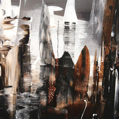 Urban Nocturnelle 36”x48” - Paresh Nrshinga Abstract Art