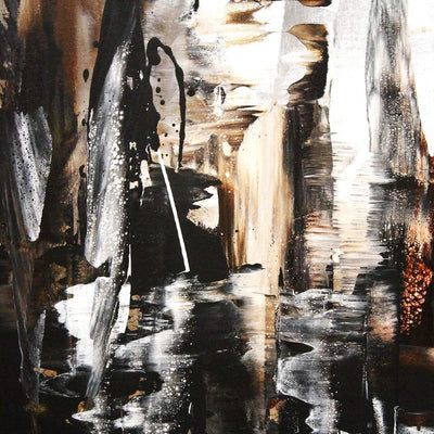 Urban Nocturnelle 36”x48” - Paresh Nrshinga Abstract Art