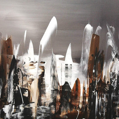 Urban Nocturnelle 36”x48” - Paresh Nrshinga Abstract Art