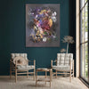 Original British abstract painting, extra large canvas with fluid brushstrokes for contemporary spaces