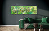 Emerald Symphony 24”x80” - Paresh Nrshinga Abstract Art