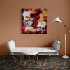 red wall art for sale