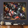 large abstract art for living room, modern paintings, large canvas art, living room art, wall decor, Eternal Note I 100x130cm - Paresh Nrshinga Abstract Art