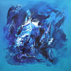 extra large wall art for living room, buy large painting, modern art for sale, blue canvas art, blue wall art, paintings for sale, office art, canvas paintings