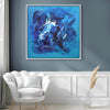 extra large wall art for living room, buy large painting, modern art for sale, blue canvas art, blue wall art, paintings for sale, office art, canvas paintings