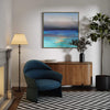 Abstract Seascape Sunset Dream | Large 36x36" Abstract Painting of Colorful Ocean Landscape on Wall in Modern Home Decor