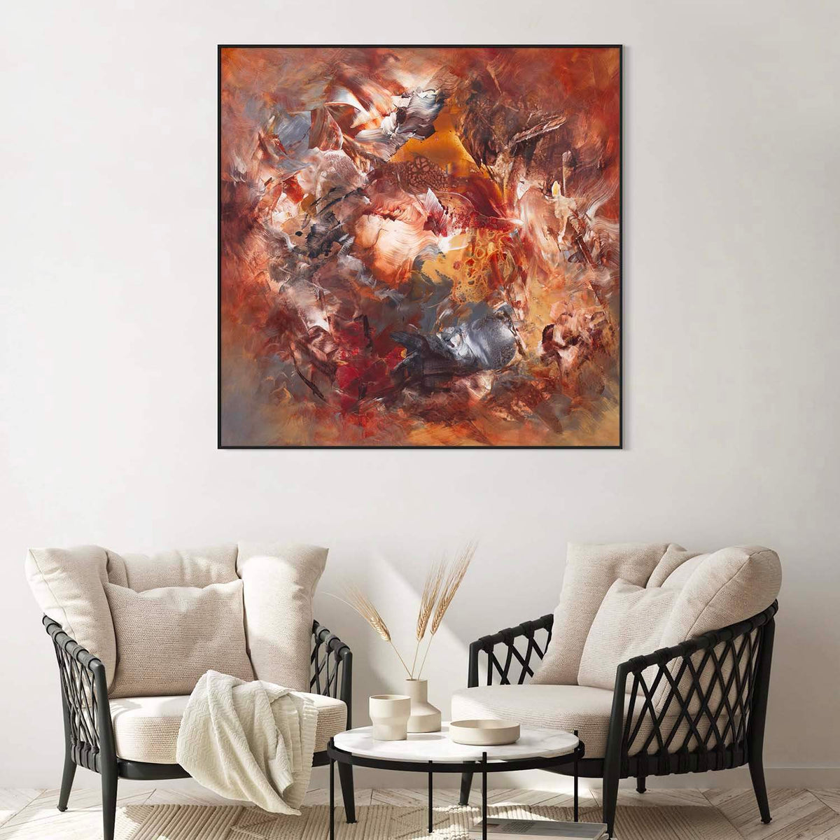 The Furthest Star II by Paresh Nrshinga displayed in a contemporary interior
