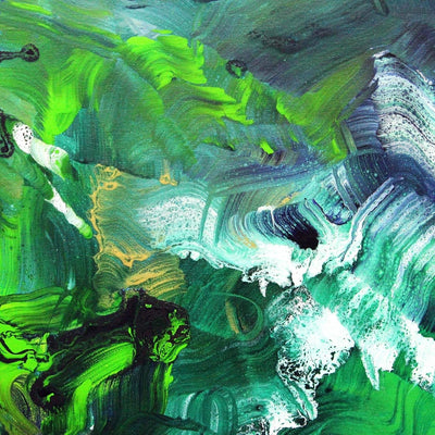 Original Abstract Art | Birds Of Paradise 100x100cm - Paresh Nrshinga Abstract Art