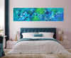 Aqua Dreamscape 24”x90” - Paresh Nrshinga Abstract Art