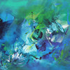 Aqua Dreamscape 24”x90” - Paresh Nrshinga Abstract Art