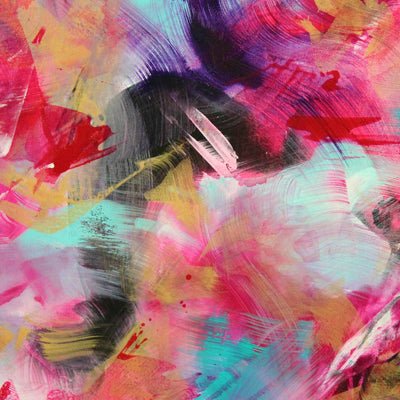 Bold, colourful, contemporary abstract art for home