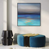 Abstract Seascape Sunset Dream | Vibrant Coastal Landscape Painting on Wall
