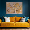 modern gold abstract painting minimalist canvas art