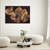minimalist gold artwork for modern home