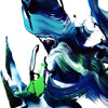 Vibrant Abstract Art | Swirling Blues and Greens minimalist-art-