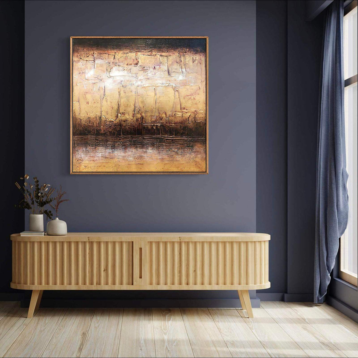 Alternate view of Delta Dawn (mixed media) by Paresh Nrshinga