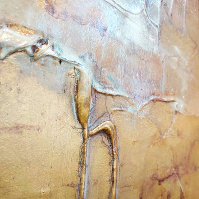 Alternate view of Delta Dawn (mixed media) by Paresh Nrshinga