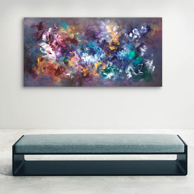 modern horizontal abstract canvas art 72 inch