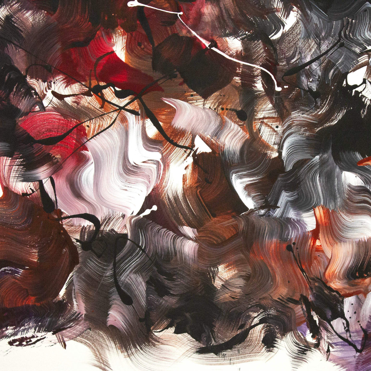 Luxury large abstract wall decor for modern interior