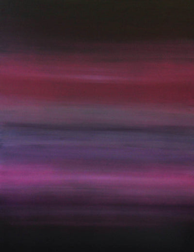 Serene purple and blue abstract painting for living roomArt