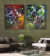 Summer Forest I and II 55”x44”x2 - Paresh Nrshinga Abstract Art