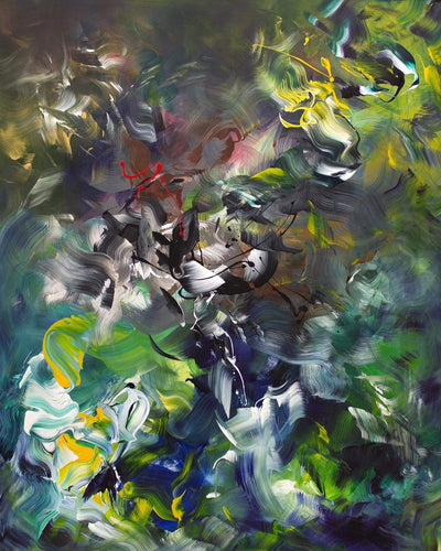 Alternate view of Summer Forest I and II by Paresh Nrshinga