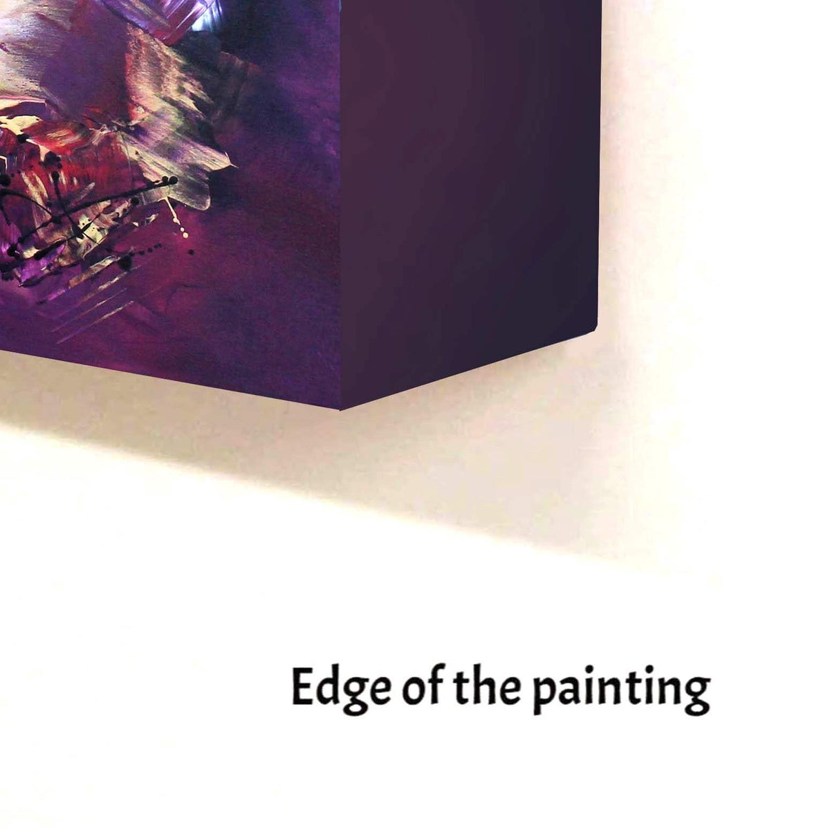 Purple Canvas Painting | Temptation II 100x100cm - Paresh Nrshinga Abstract Art