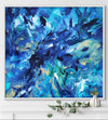 Blue Waters 26"x28" - Paresh Nrshinga Abstract Art