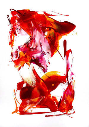 Light My Fire 28”x40” - Paresh Nrshinga Abstract Art