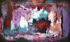 Northern Winds, original Multicolour abstract painting by Paresh Nrshinga.