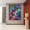contemporary colourful extra large canvas art for office