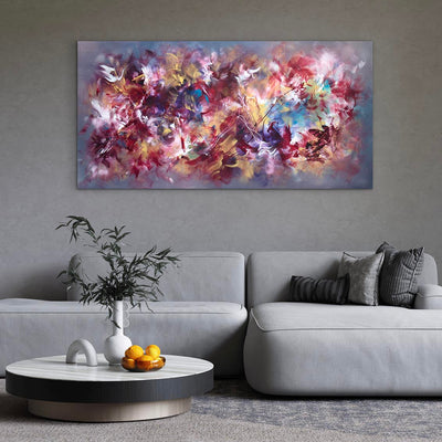 Extra Large Painting Dreams In Motion |by Paresh Nrshinga Abstract Art