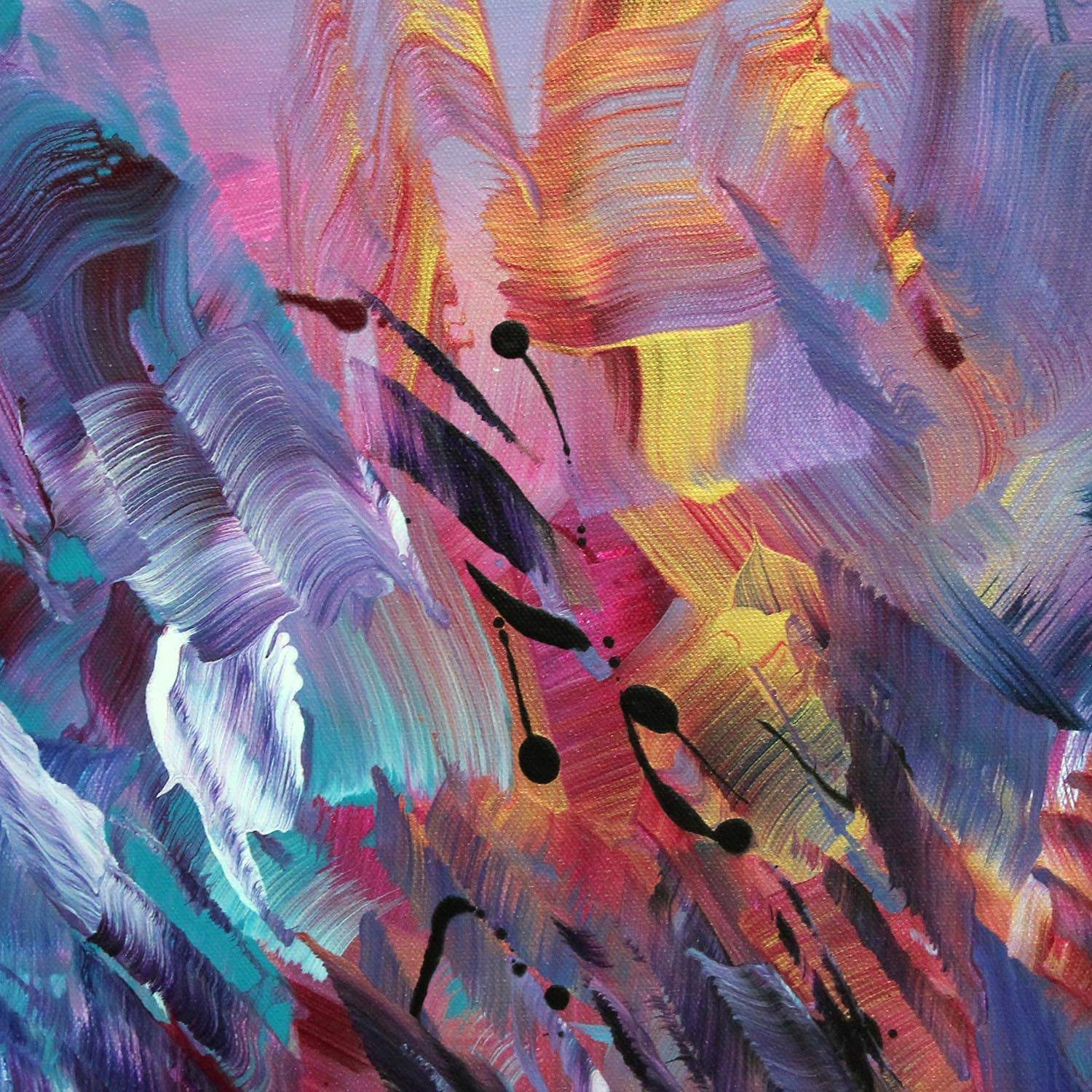 Earthy & Vibrant 50x100cm Abstract Painting | Paresh Nrshinga