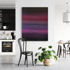 Original abstract painting
Acrylic on canvas
Vertical abstract painting for sale
Rich deep colours of black, grey, taupe, purple and magenta create abstract landscape
Abstract take on landscape Theme
Sides are painted
Signed on the reverse
Ready to hang