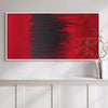 Original abstract paintings for home and office, red canvas art for sale, rectangular paintings for your home - Find The Love I 40x80cm - Paresh Nrshinga Abstract Art