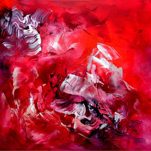 Carefree 100x100cm - Paresh Nrshinga Abstract Art