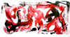 Buy red, black and white paintings, living room artwork, large canvas Crimson Tide 32"x60" - Paresh Nrshinga Abstract Artaintings for sale, British art, Paresh Nrshinga Crimson Tide 32"x60" - Paresh Nrshinga Abstract Art