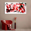 Buy red, black and white paintings, living room artwork, large canvas Crimson Tide 32"x60" - Paresh Nrshinga Abstract Artaintings for sale, British art, Paresh Nrshinga Crimson Tide 32"x60" - Paresh Nrshinga Abstract Art