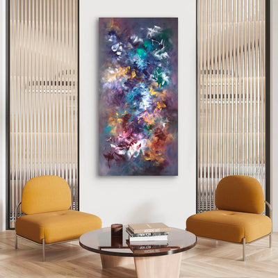 statement abstract wall art for contemporary interior