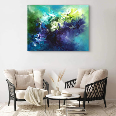 statement vertical abstract painting for living room - Paresh Nrshinga Abstract Art