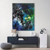 Extra large abstract canvas painting for large walls
