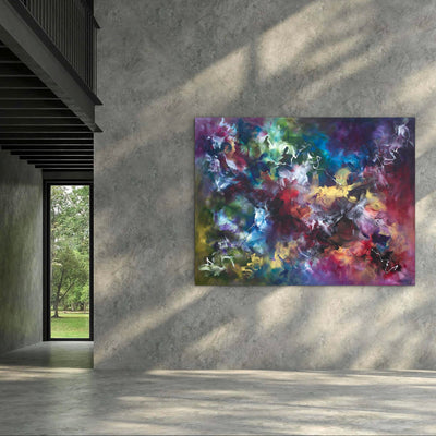 gallery finish extra large abstract art ready to hang