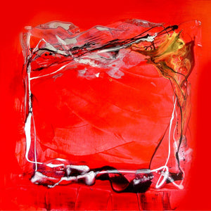 Vibrant Abstract Art | Fiery Passion