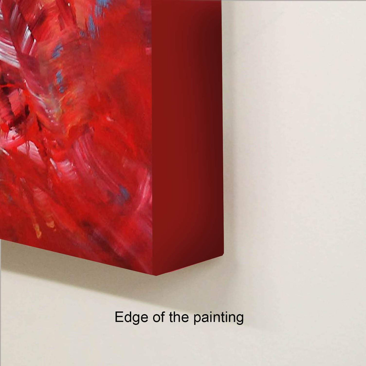 Red Green Abstraction | Summer Bloom 36x48” - Paresh Nrshinga Abstract Art