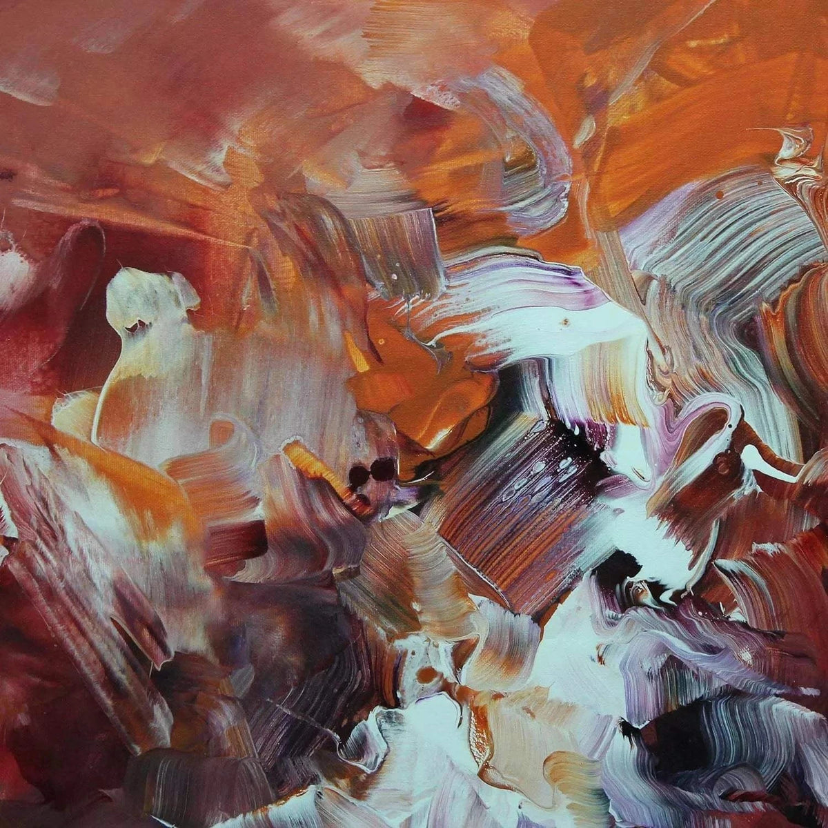 Vibrant Abstract Art | Captivating Brushstrokes and Bold Colors on Canvas