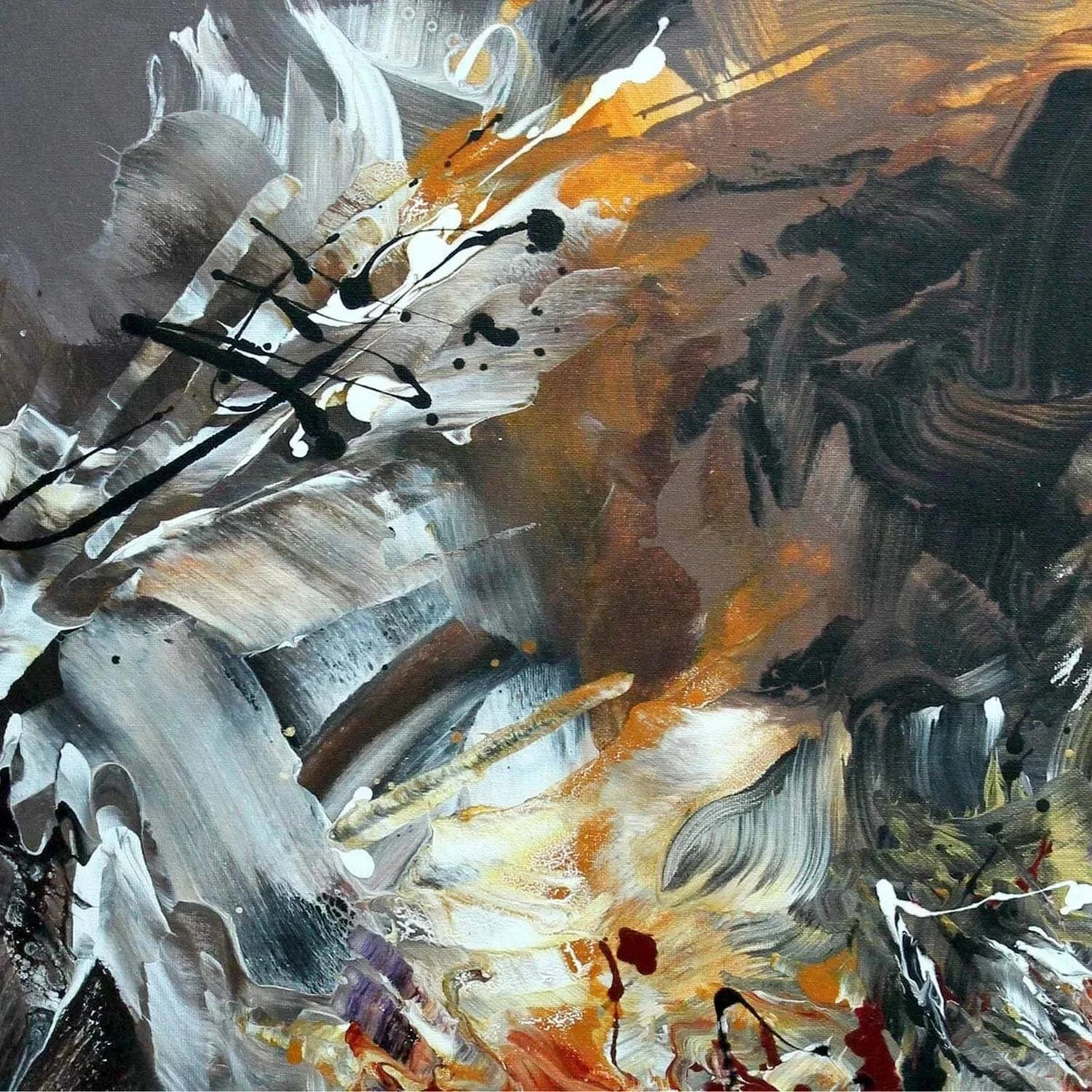 Vibrant Abstract Painting | Bold Brushstrokes and Dynamic Colours
