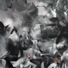 black and white abstract artwork