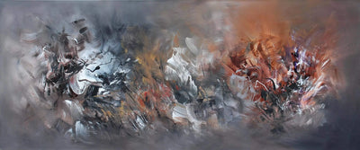 Extra Large Art | Find My Peace 30x72” - Paresh Nrshinga Abstract Art